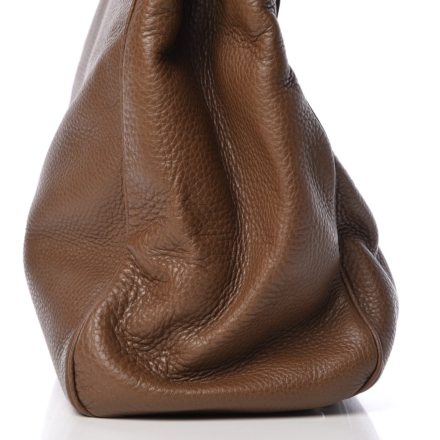 Cellarius Calfskin Large Bamboo Shopper Tote Acero