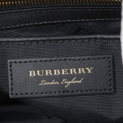 Burberry Nylon Striped Medium Rucksack Backpack Black White 6 of 8