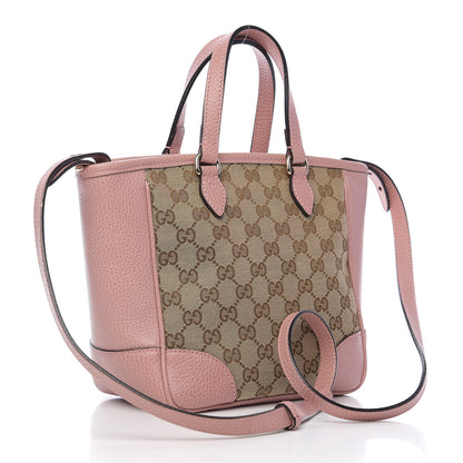 Gucci Monogram Small Bree Tote Beige Soft Pink 2 of 10