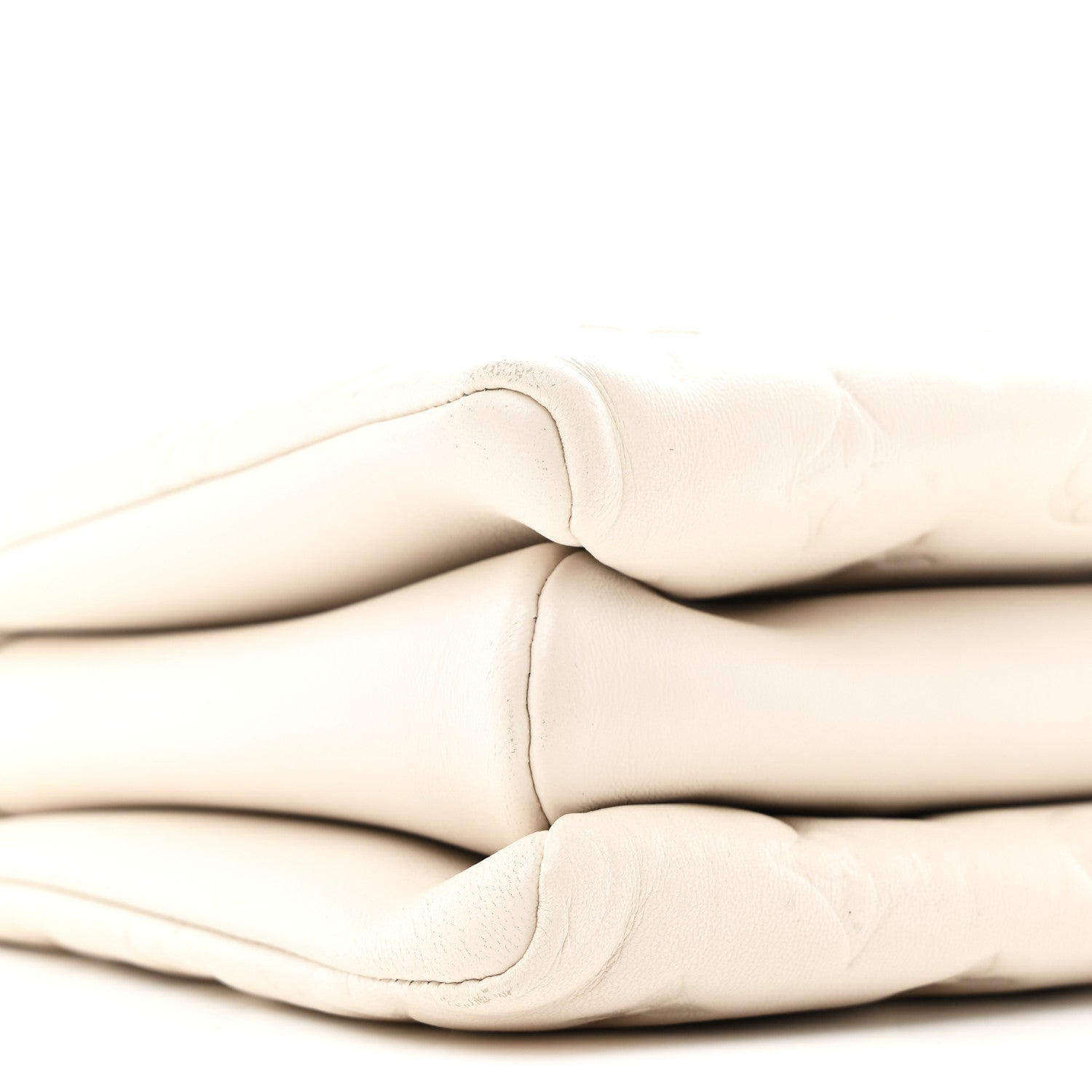 Louis Vuitton Lambskin Embossed Monogram Coussin PM Beige Cream 8 of 10