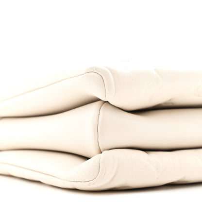 Louis Vuitton Lambskin Embossed Monogram Coussin PM Beige Cream 8 of 10