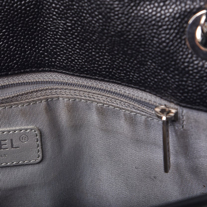 Chanel Caviar Quilted Large French Riviera Flap Black 10 of 13