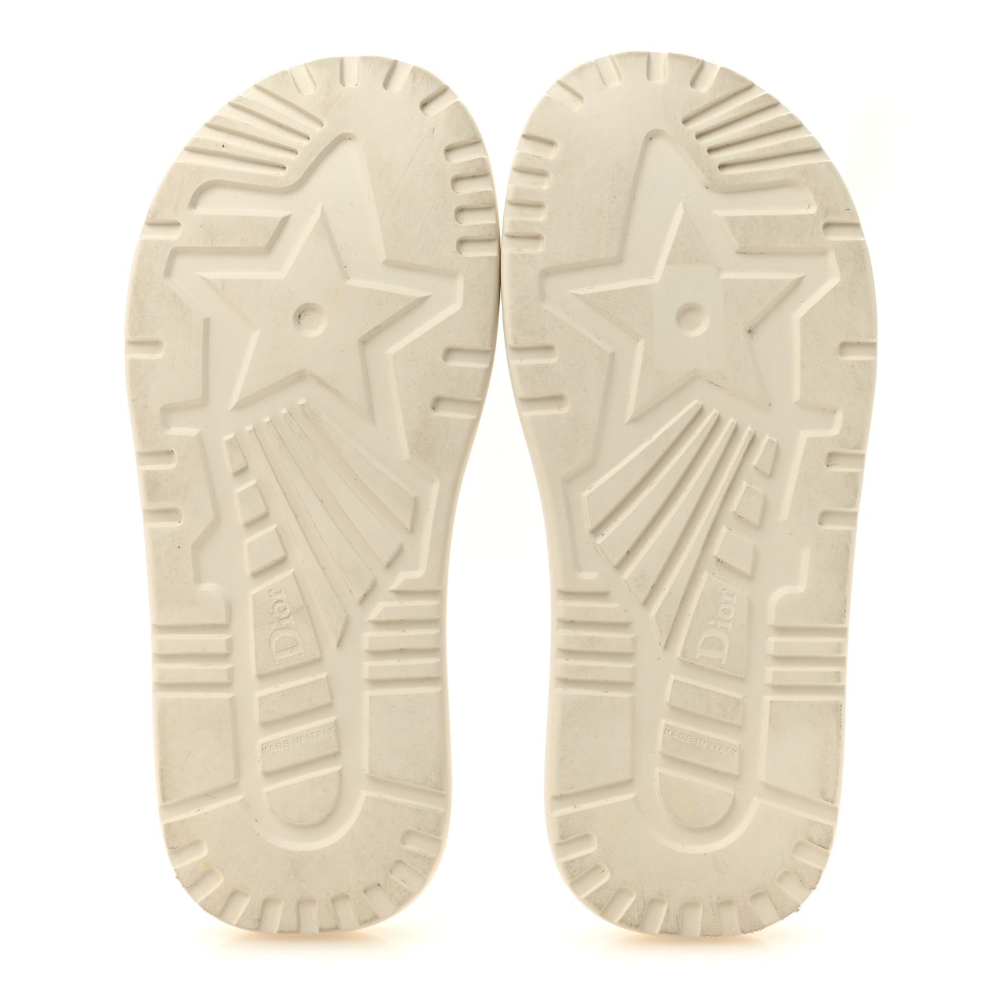 Rubber D-Club Slide Sandals 37 Off White