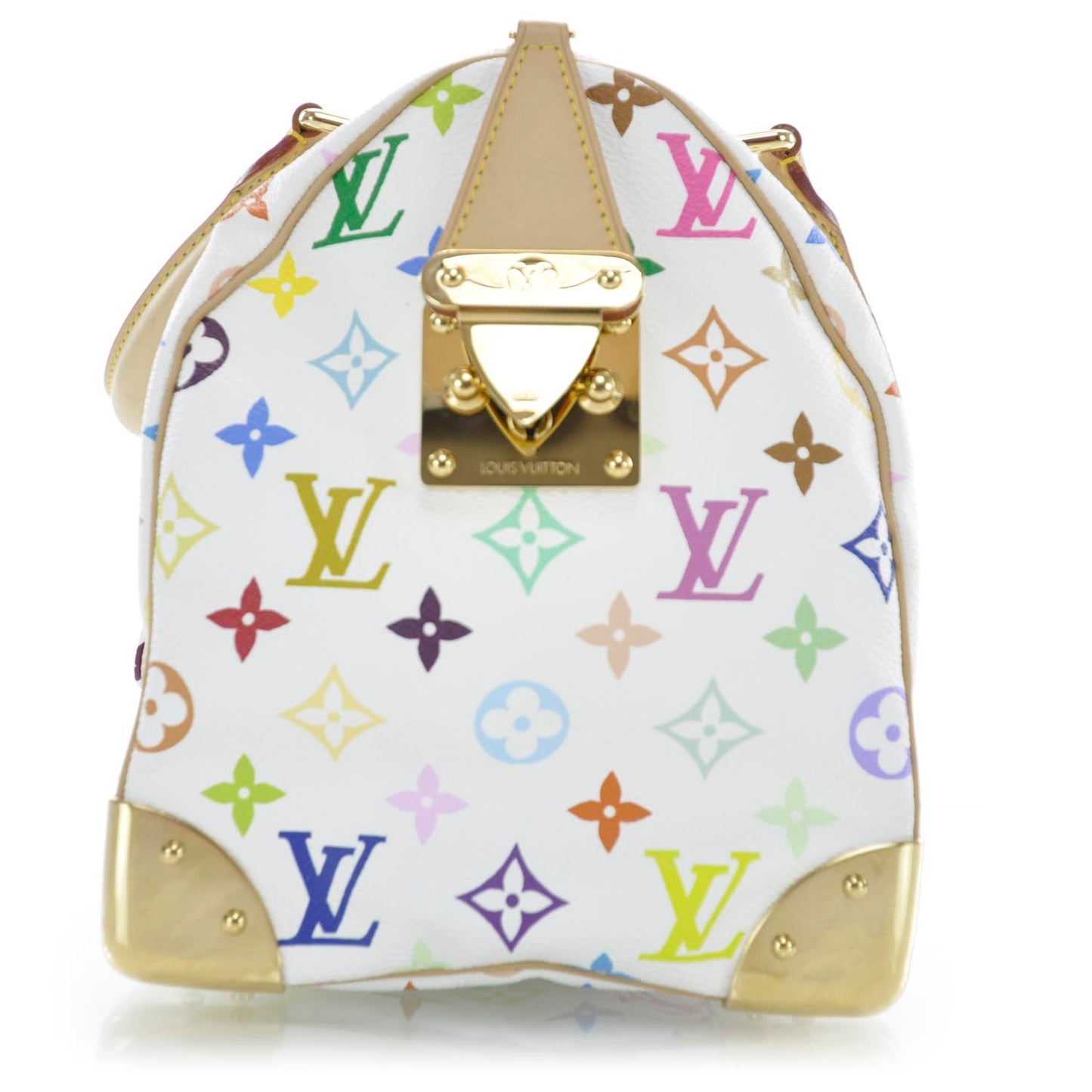Monogram Multicolor Speedy 30 White