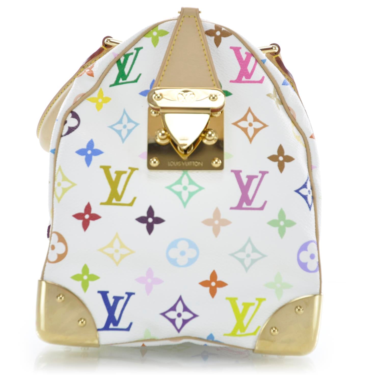 Louis Vuitton Monogram Multicolor Speedy 30 White 4 of 10