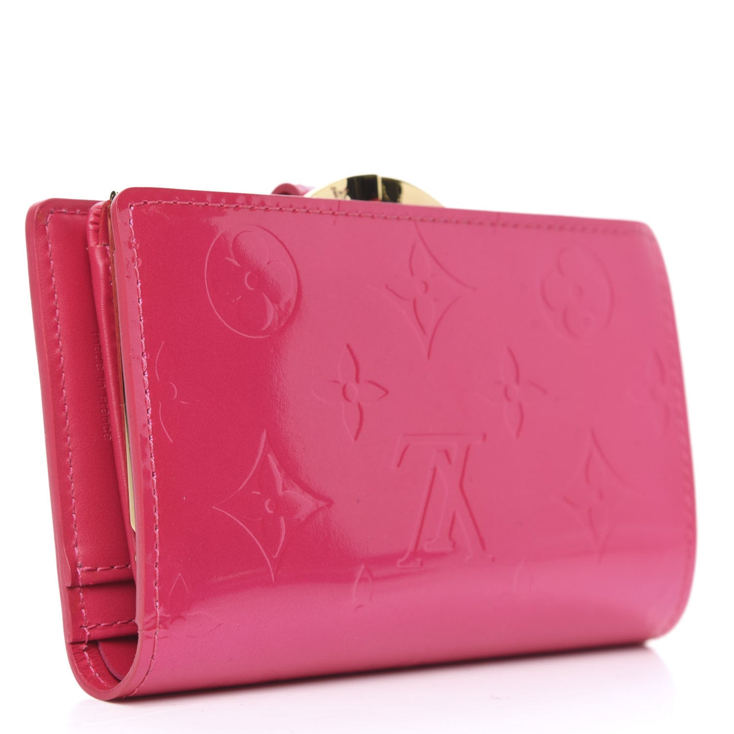 Vernis French Purse Wallet Fuchsia