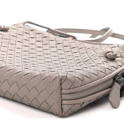 Bottega Veneta Nappa Intrecciato Nodini Crossbody Messenger Steel 9 of 9