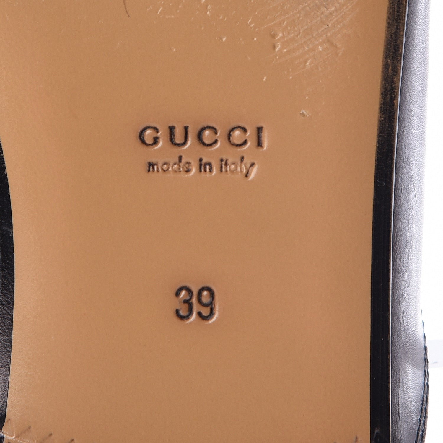 Gucci Calfskin Womens Princetown Slippers 39 Fondente Brown 7 of 15