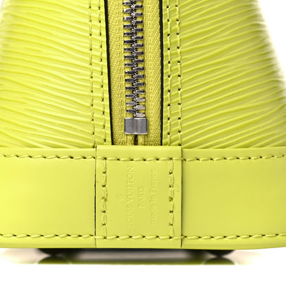 Louis Vuitton Epi Jacquard Alma BB Yellow Citron 7 of 10