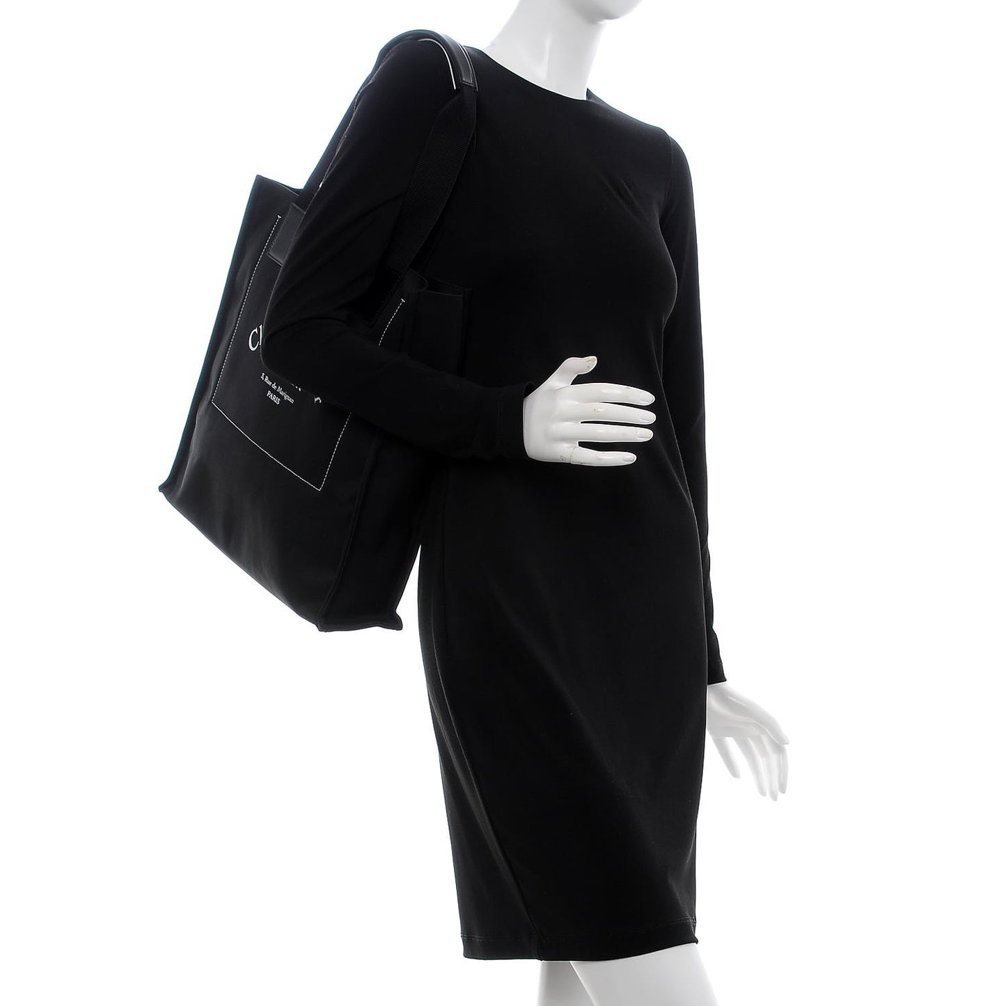 Canvas Atelier Shopper Tote Black