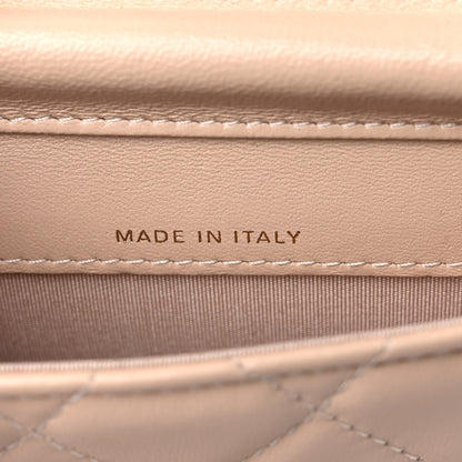 Chanel Lambskin Quilted CC Phone Holder Light Beige 7 of 12