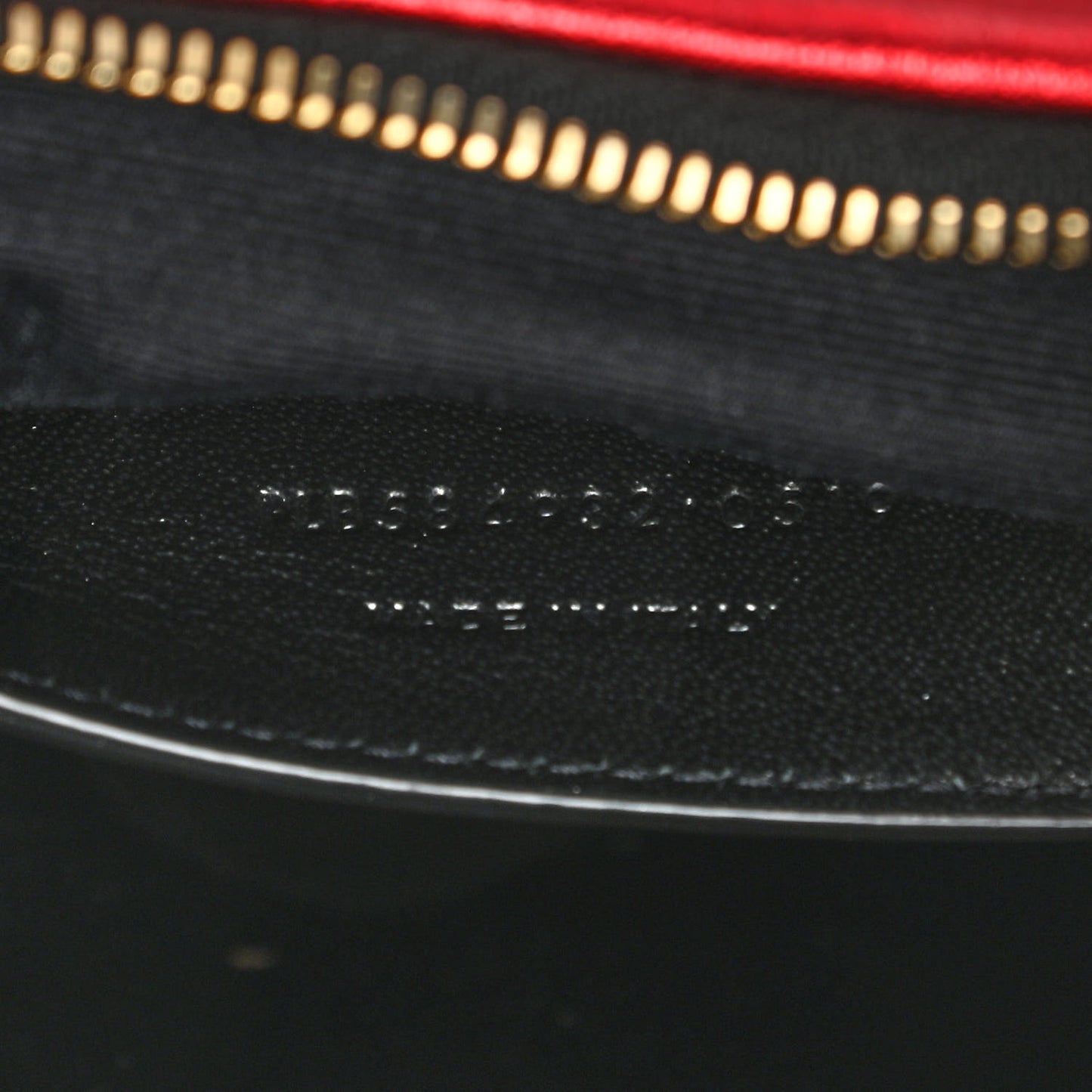 Metallic Calfskin Heart Clutch Rouge