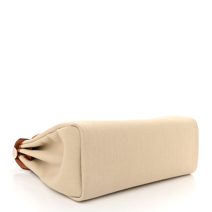 Hermes Vache Hunter Toile Herbag Zip 31 PM Trench Gold 5 of 12