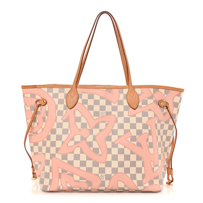 Louis Vuitton Damier Azur Tahitienne Neverfull MM 1 of 8