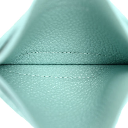 Louis Vuitton Empreinte Monogram LV Charms Card Holder Pearly Lagoon Turquoise 5 of 9