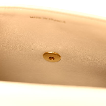 Chanel Lambskin Quilted Mini Square Flap Beige 15 of 15