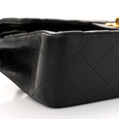 Chanel Lambskin Quilted Small Double Flap Black 10 of 15