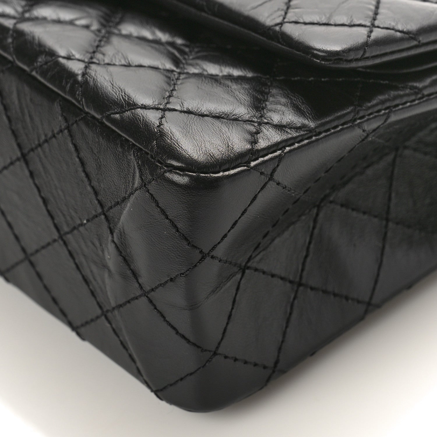 Chanel Aged Calfskin Quilted 2.55 Reissue 225 Flap Black 9 of 9