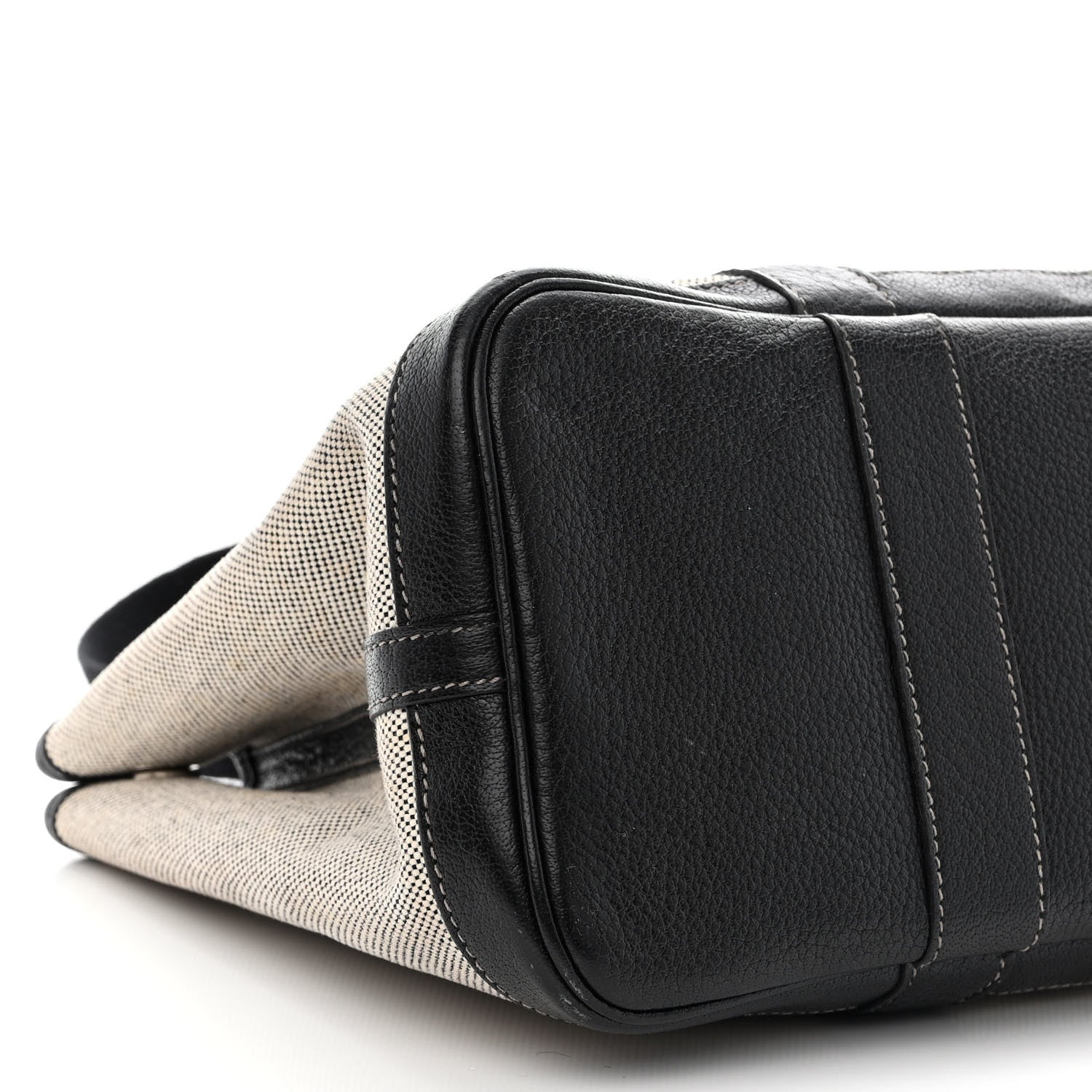 Hermes Twill D H Negonda Garden Party 30 TPM Ecru Black 9 of 10