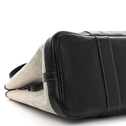 Hermes Twill D H Negonda Garden Party 30 TPM Ecru Black 9 of 10