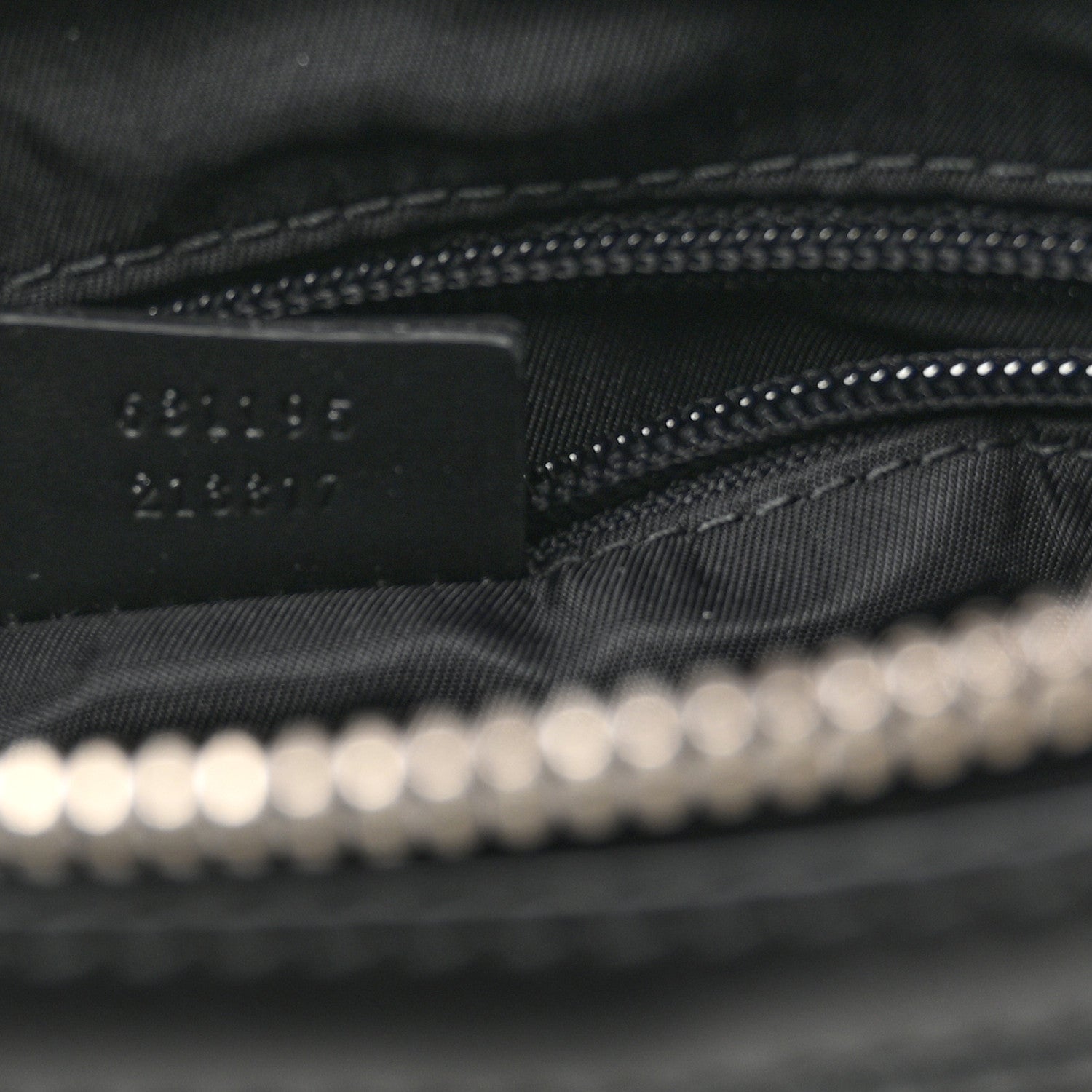 Gucci Techno Canvas Selleria Calfskin Web Small Flat Messenger Bag Black 7 of 10