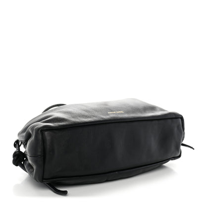 Mansur Gavriel Lambskin Cloud Clutch Black Flamma 4 of 10