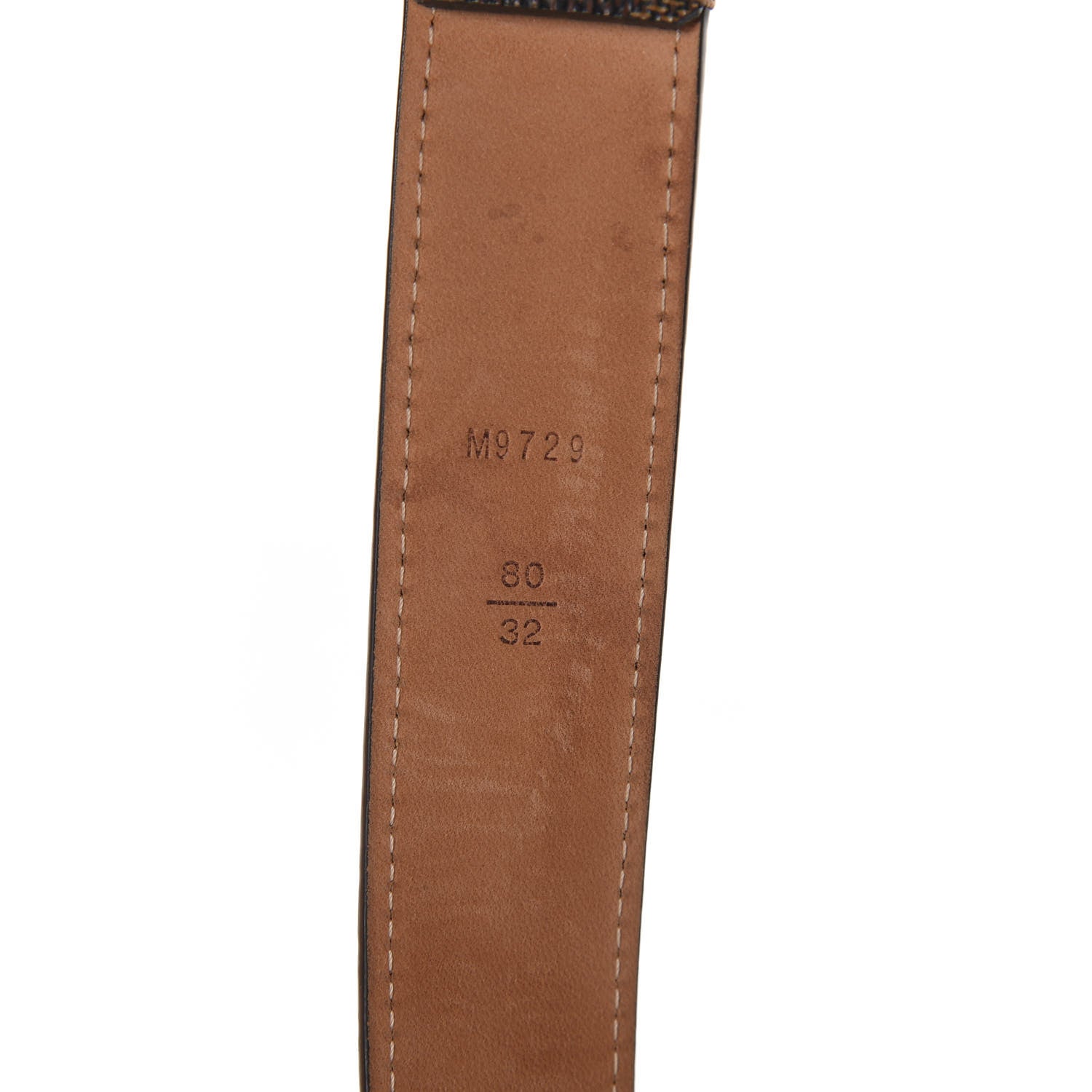 Louis Vuitton Damier Ebene Tresor Belt 80 32 4 of 9