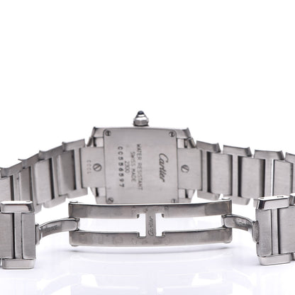Cartier Stainless Steel 20mm Tank Francaise Quartz Watch 9 of 9