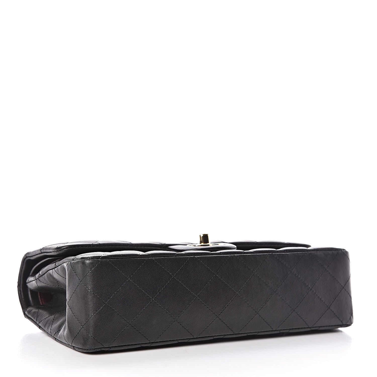 Chanel Lambskin Quilted Medium Double Flap Black 4 of 11