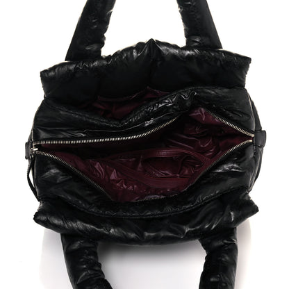Chanel Nylon Coco Cocoon Zipped Tote Black 4 of 15