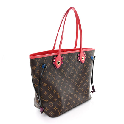 Louis Vuitton Monogram Totem Neo Neverfull MM Flamingo 3 of 10