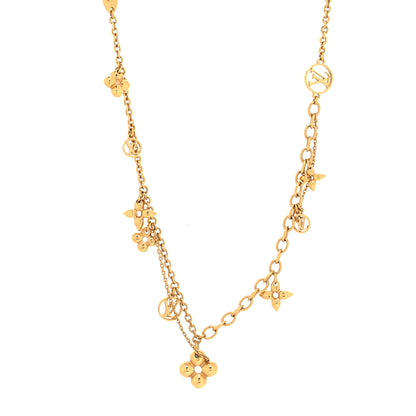 Louis Vuitton Metal Blooming Supple Necklace Gold 1 of 6