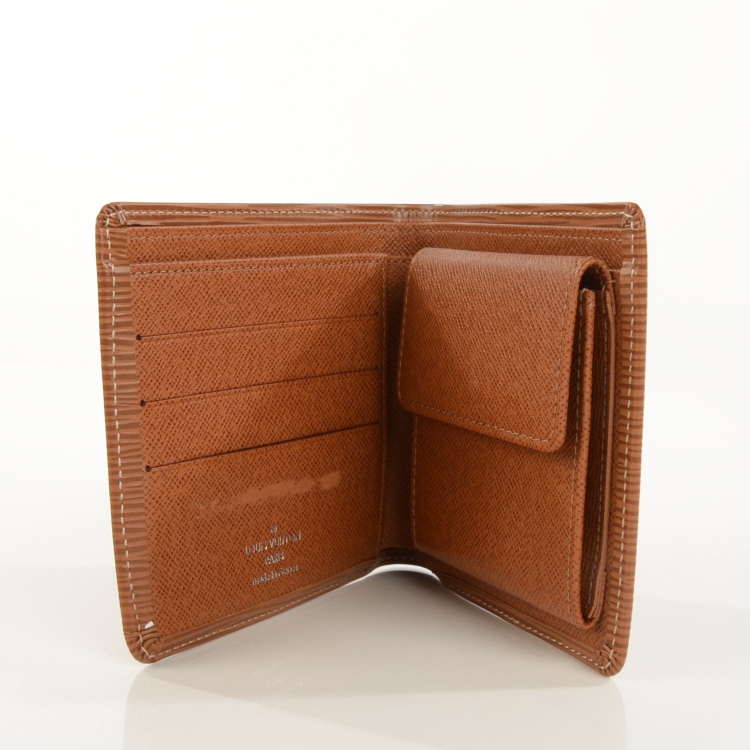Louis Vuitton Epi Porte-Billets Cartes Credit Monnaie Wallet Cannelle 6 of 10
