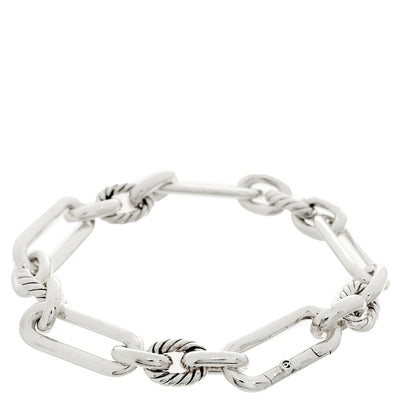 David Yurman Sterling Silver 9.8mm Lexington Chain Bracelet 2 of 3