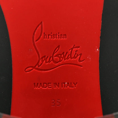 Christian Louboutin Calfskin Spikes TS Croc 70 Boots 35 Black 7 of 13