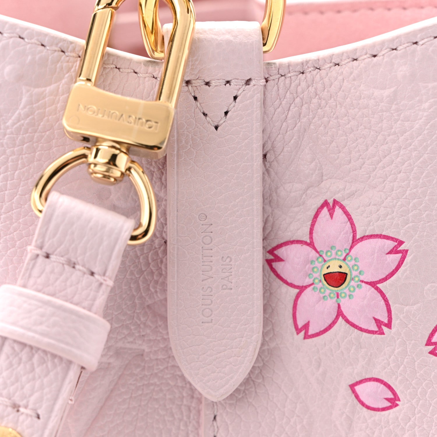 Louis Vuitton LV X TM Empreinte Cherry Blossom Neonoe BB Pink