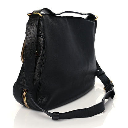 Tom Ford Grained Calfskin Large Jennifer Crossbody Bag Black 3 of 10