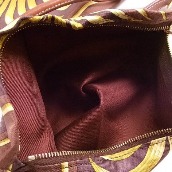 Bi-Material Silky City Bag Tiger Royal