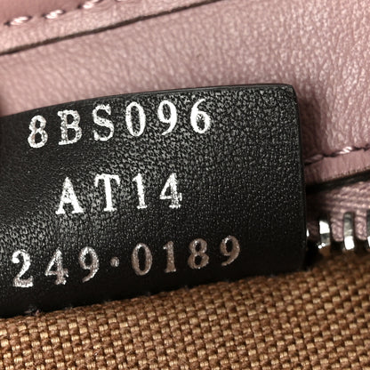 Fendi Velvet Jacquard FF Mini Roll Tote Dusty Mauve 7 of 12