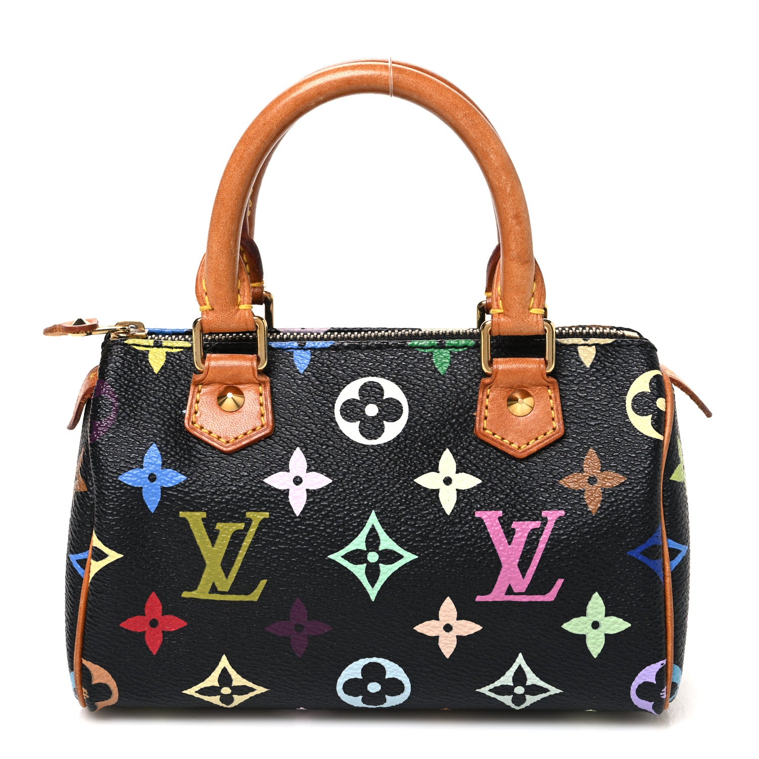 Louis Vuitton Monogram Multicolor Mini Sac HL Speedy Black 1 of 9