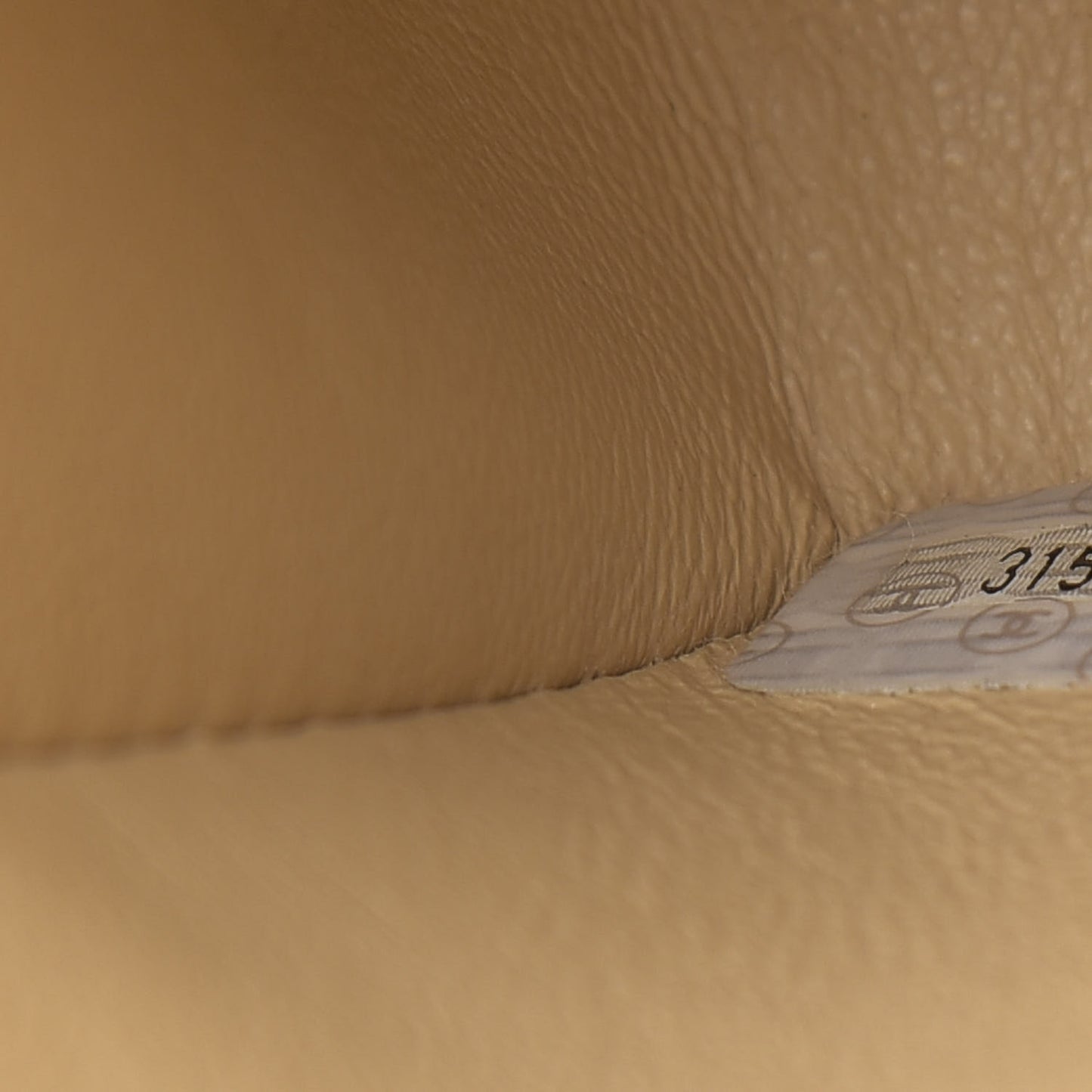 Lambskin Quilted Medium Single Flap Beige