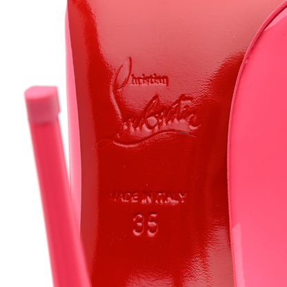Christian Louboutin Patent Hot Chick 100 Pumps 35 Pinky 7 of 7