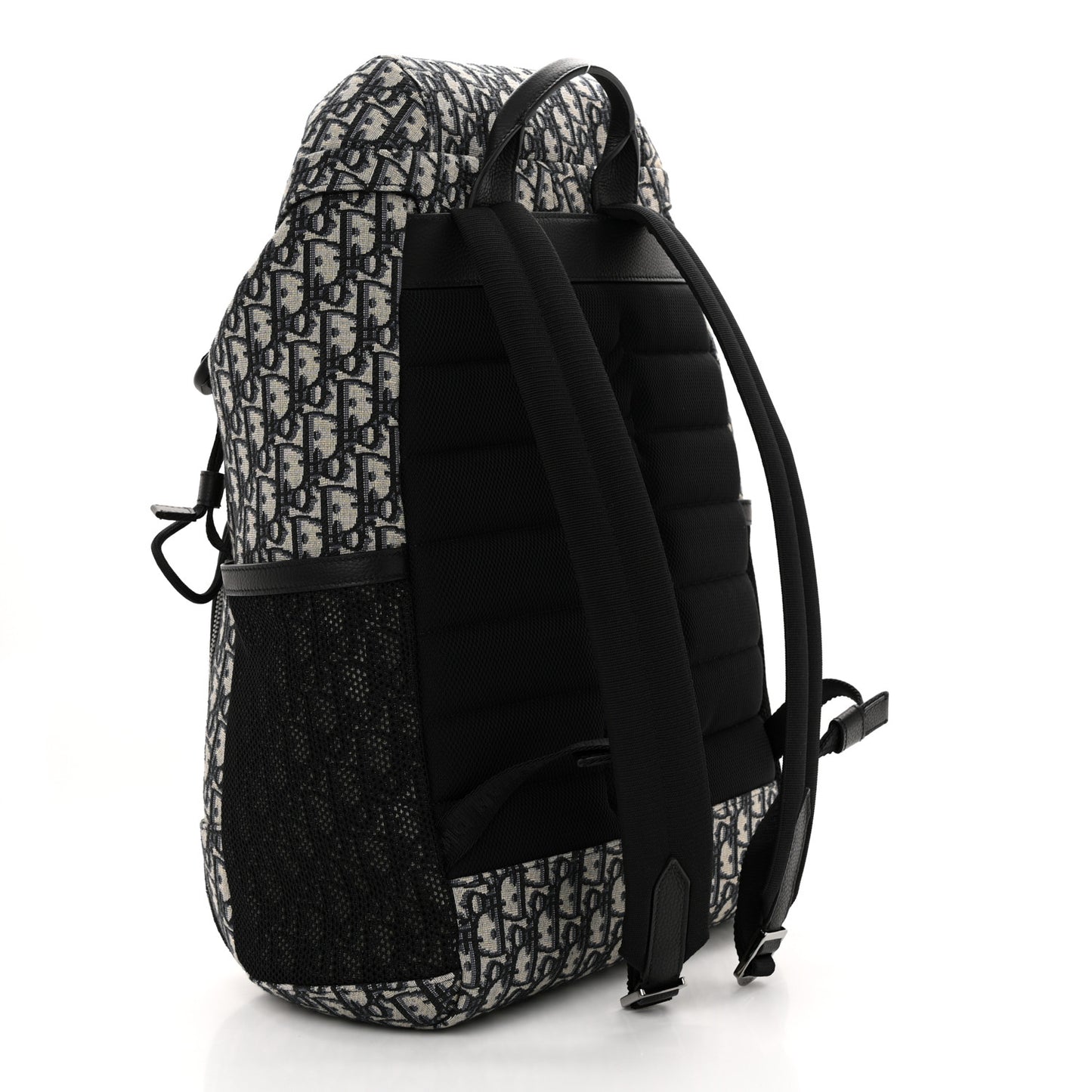 Oblique Calfskin 8 Backpack Beige Black