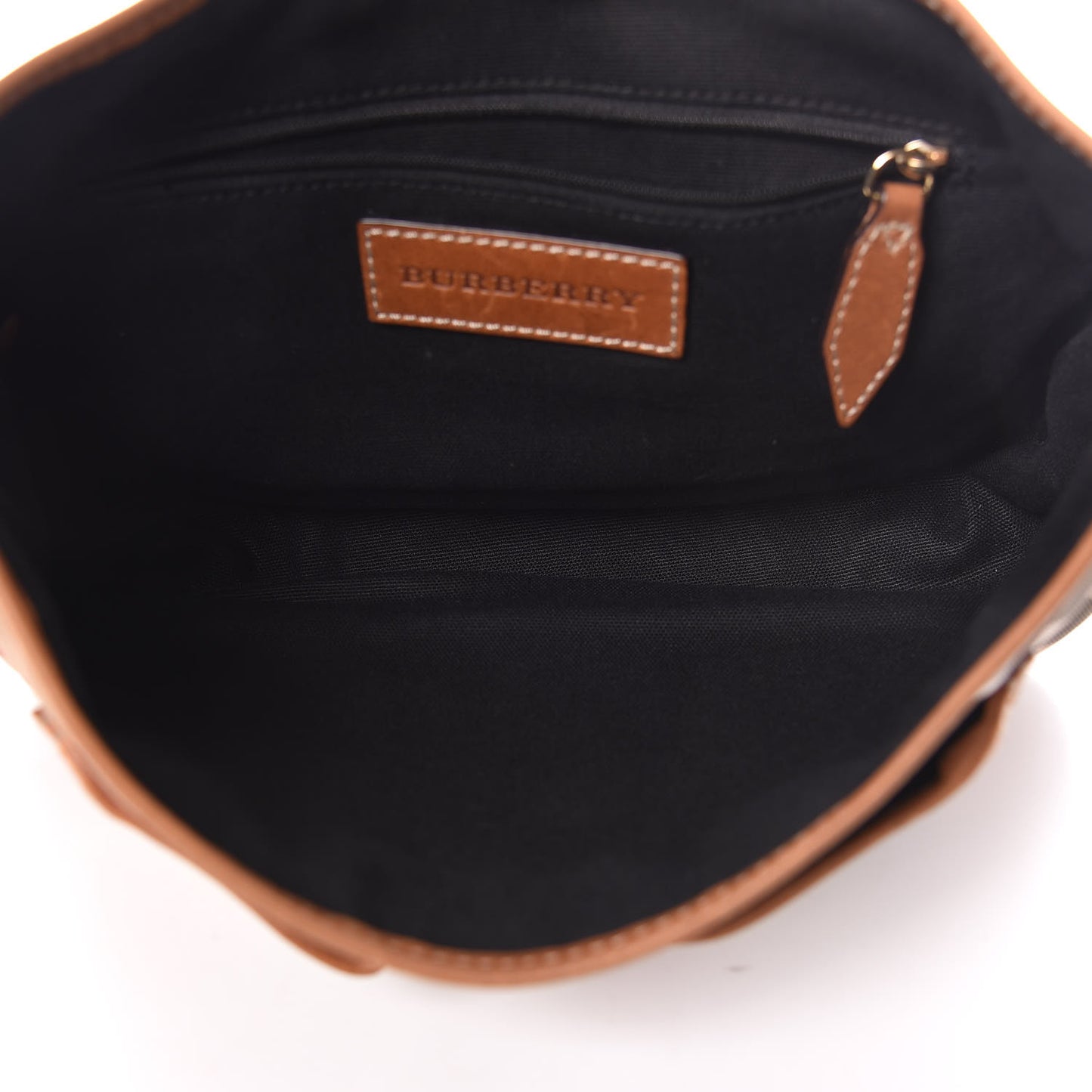 Nova Check Messenger Bag Brown