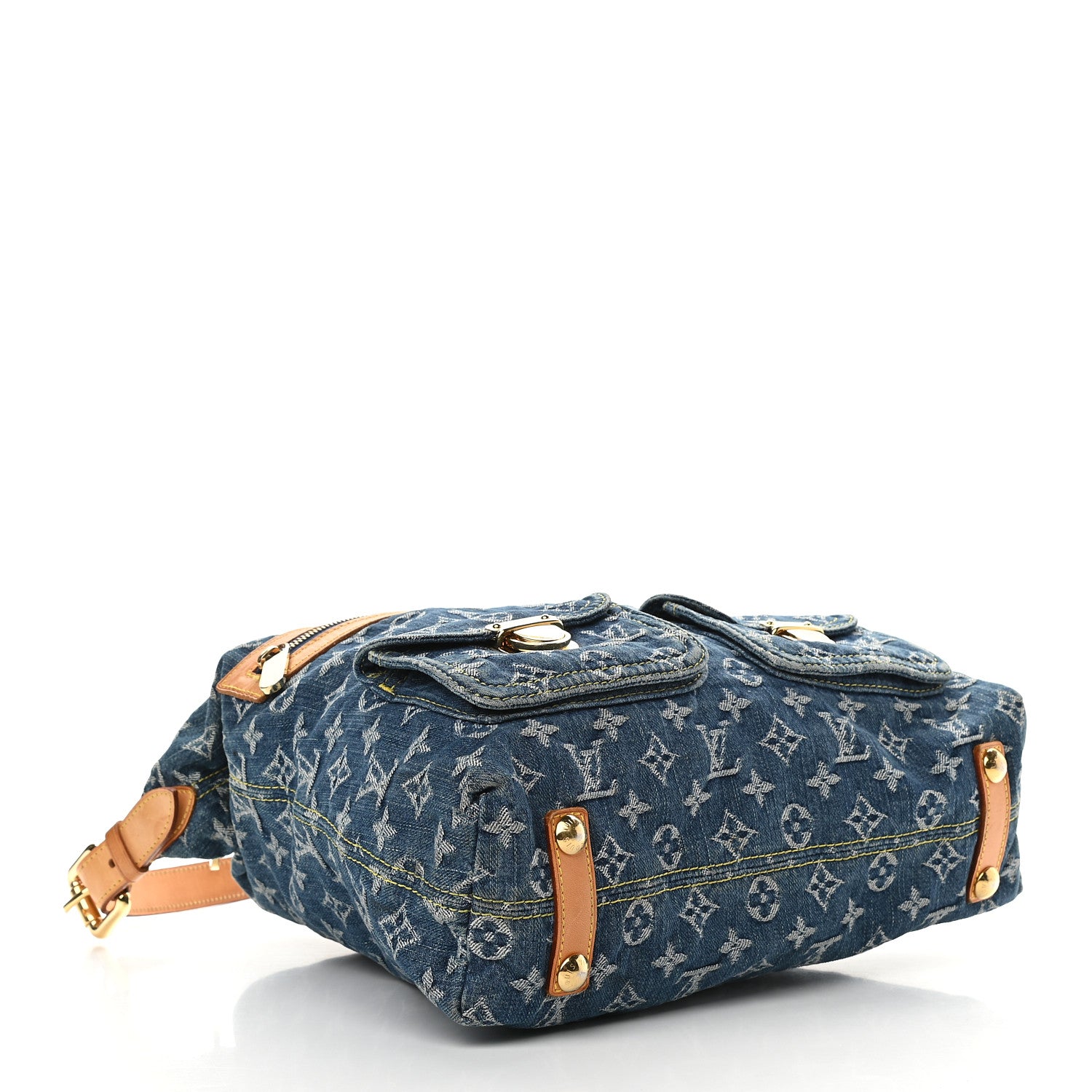 Louis Vuitton Denim Baggy GM Blue 4 of 12