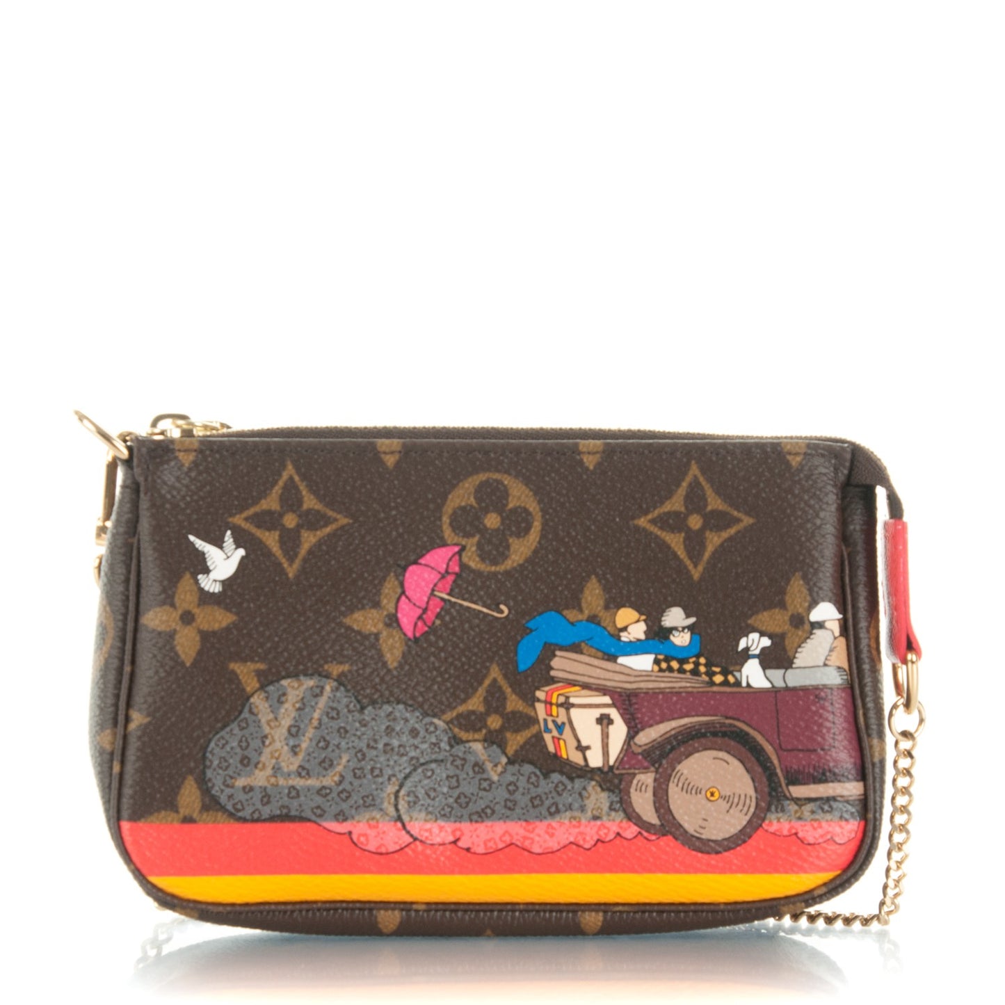 Monogram 2015 Christmas Animation Mini Pochette Accessories