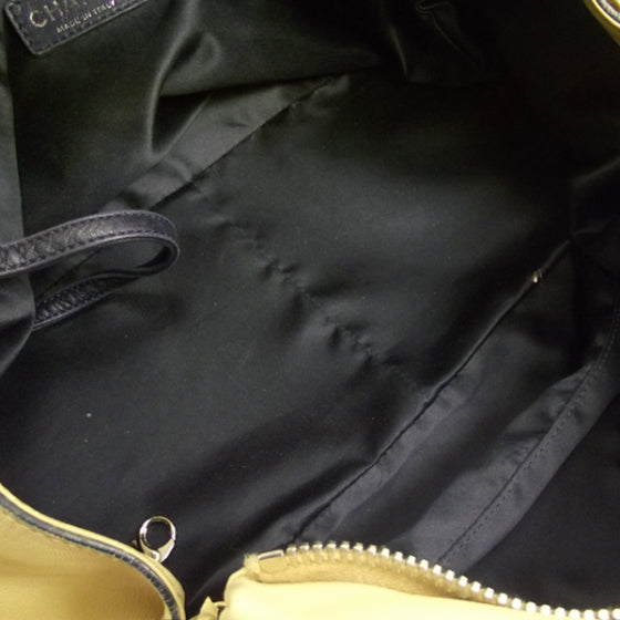 Lambskin Edgy Large Hobo Beige