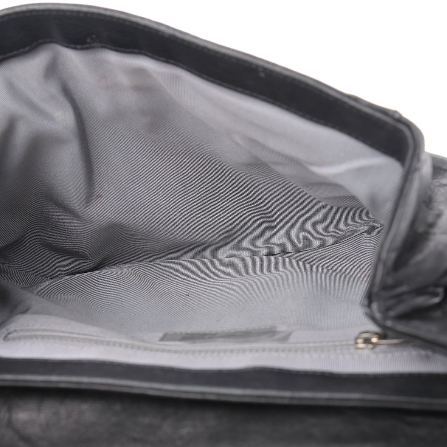 Chanel Washed Lambskin Quilted Chain Around Messenger Black 5 of 10