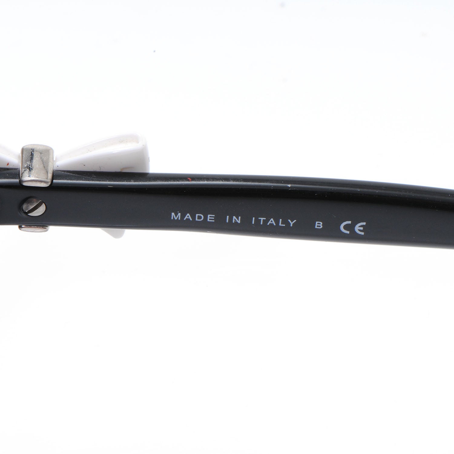 Chanel Acetate CC Bow Sunglasses 5171 Black White 4 of 5