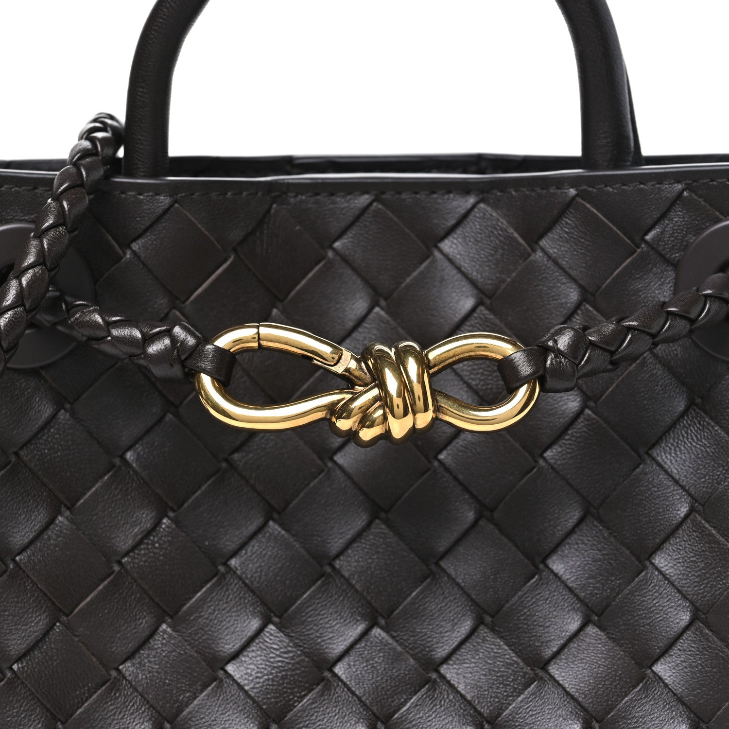 Bottega Veneta Nappa Intrecciato Mini Andiamo Shoulder Bag Fondant 7 of 10